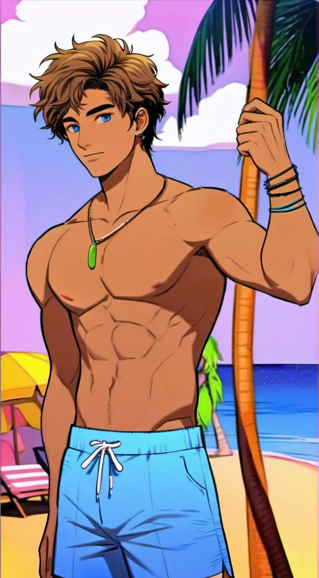 ai character: Blake Hamilton  background