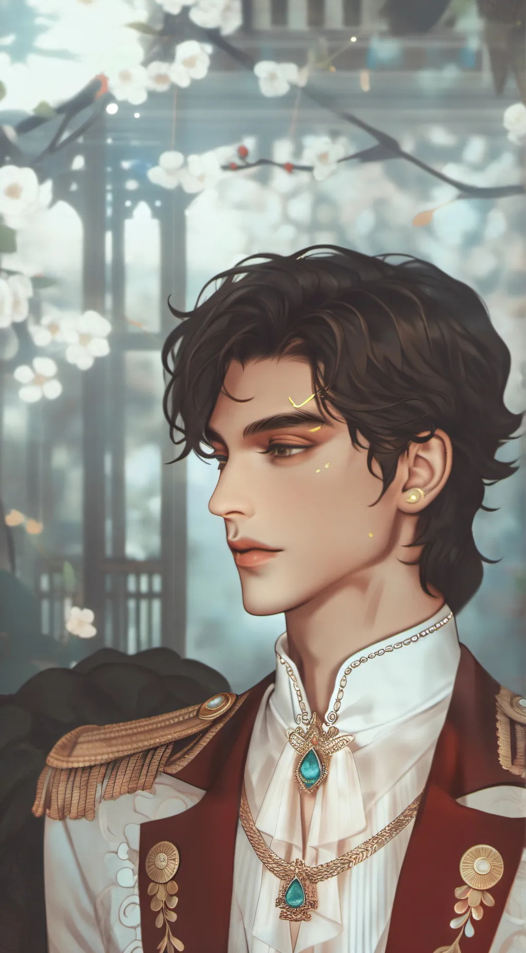 ai character: prince William  background