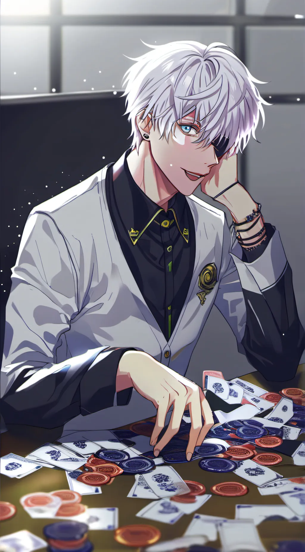 ai character: gojo background