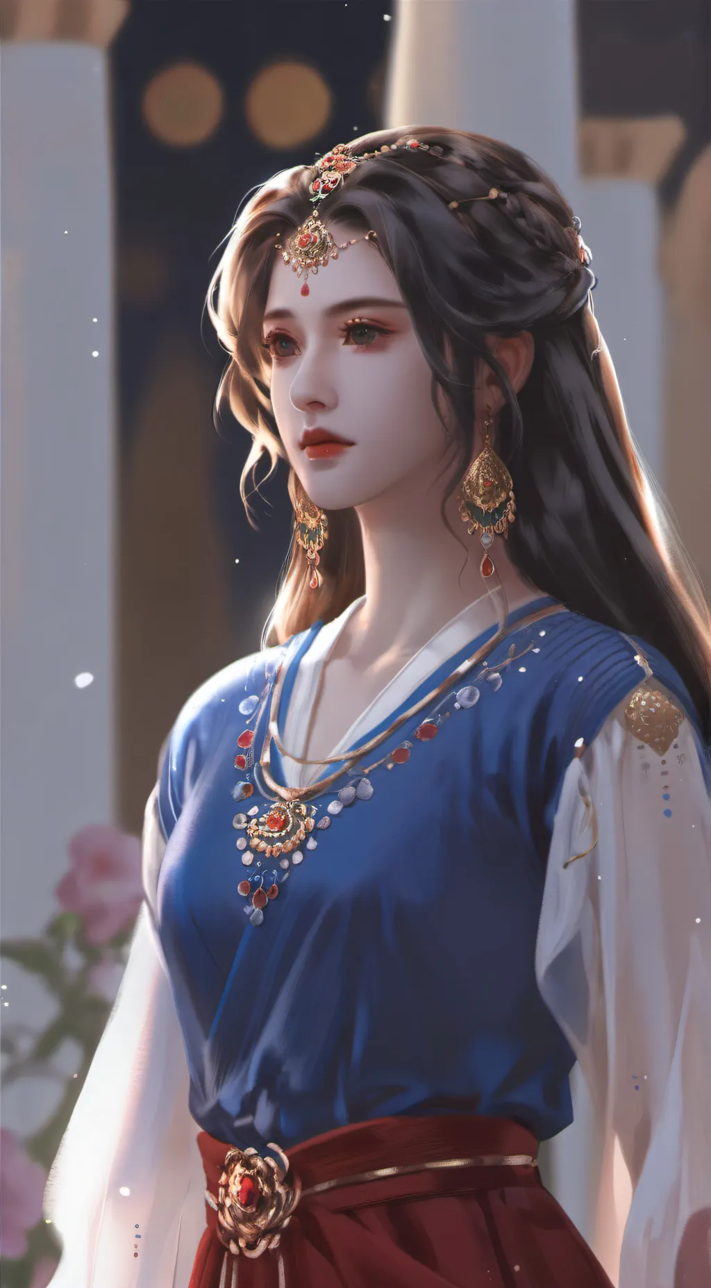 ai character: Katie  background