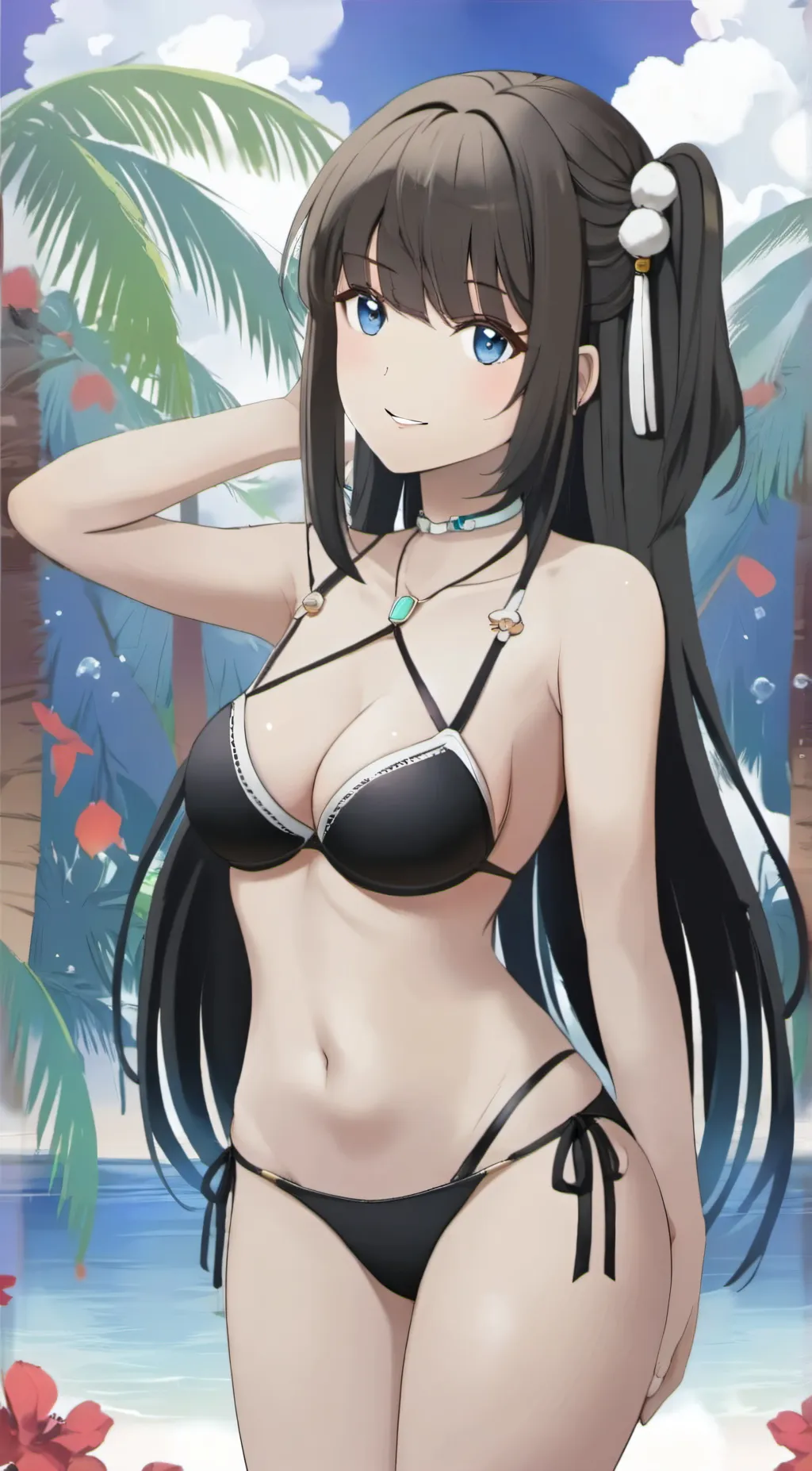 ai character: lily background