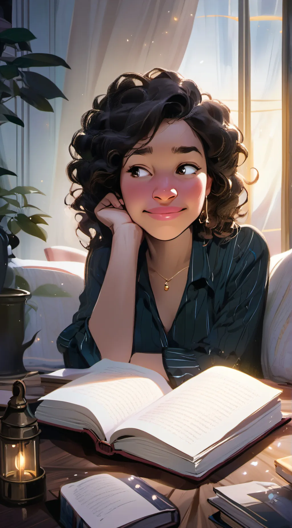 ai character: Grai  background