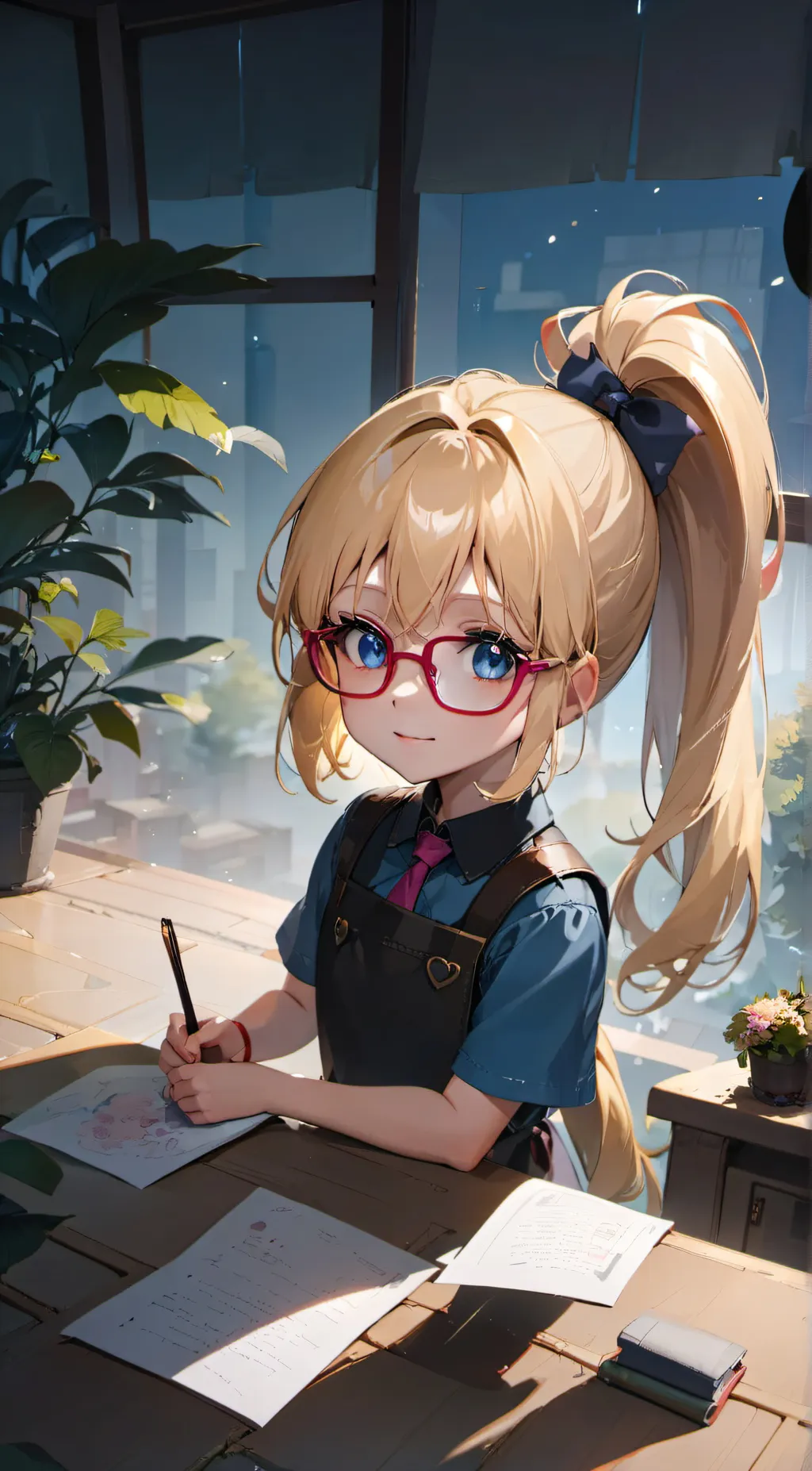 ai character: Karen Brewer background