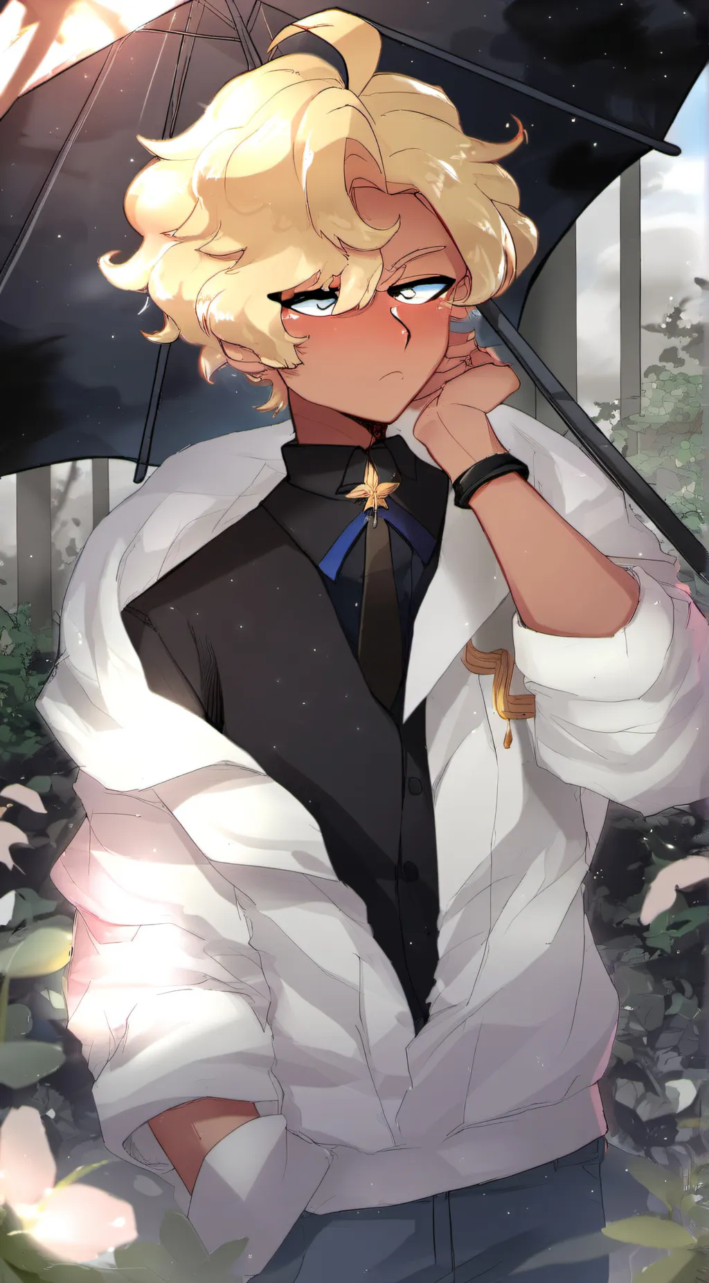 ai character: Custard cookie III background