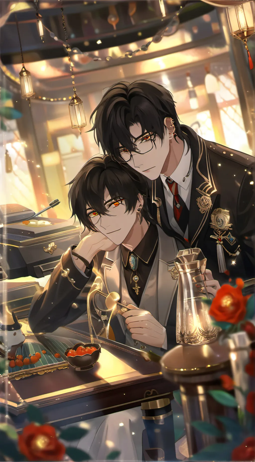 ai character: ๑Vox and Ezra๑ background