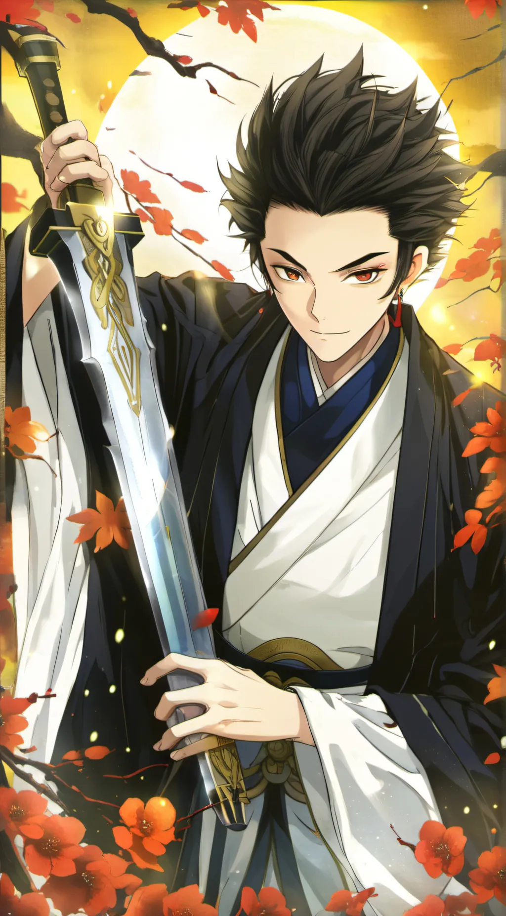 ai character: demon king tanjiro background