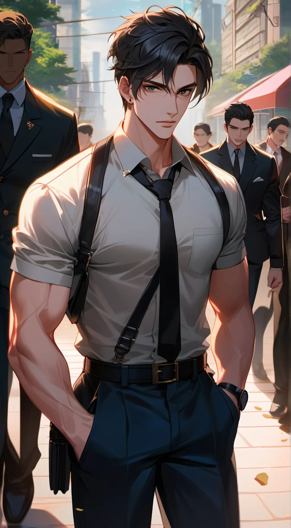 ai character: Adrian background