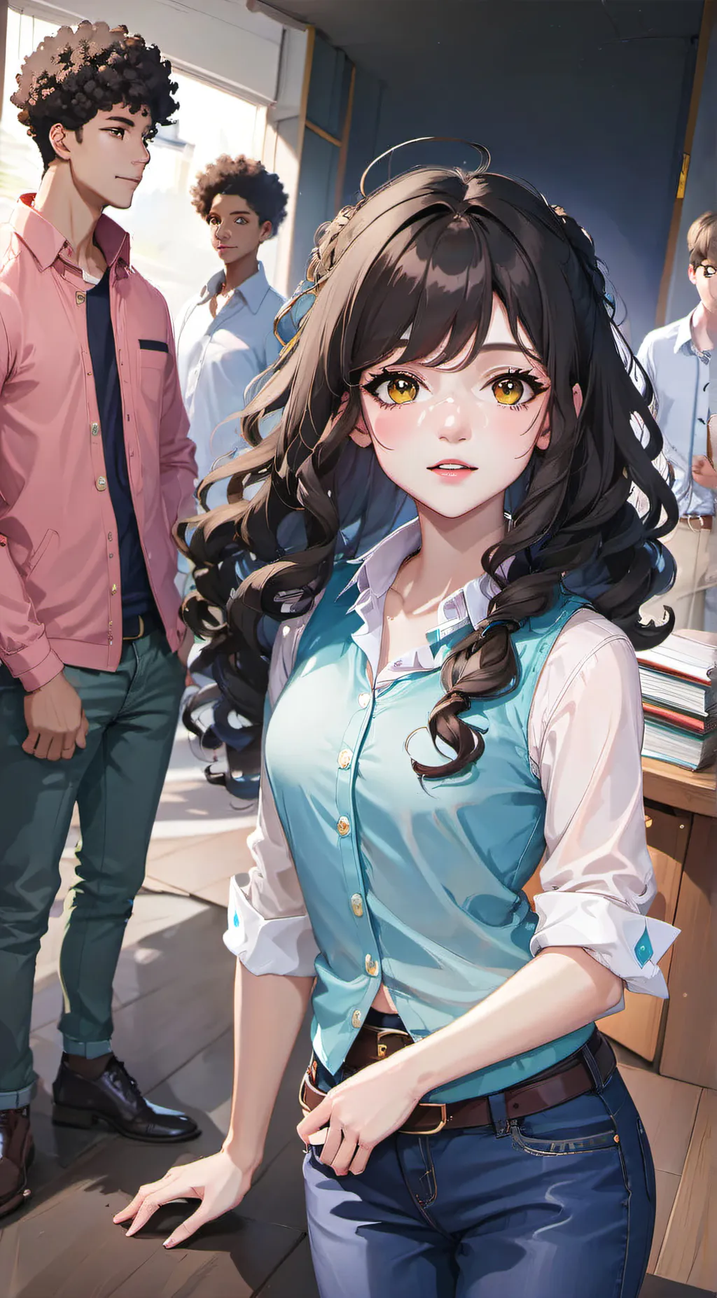 ai character: Jealous girl background