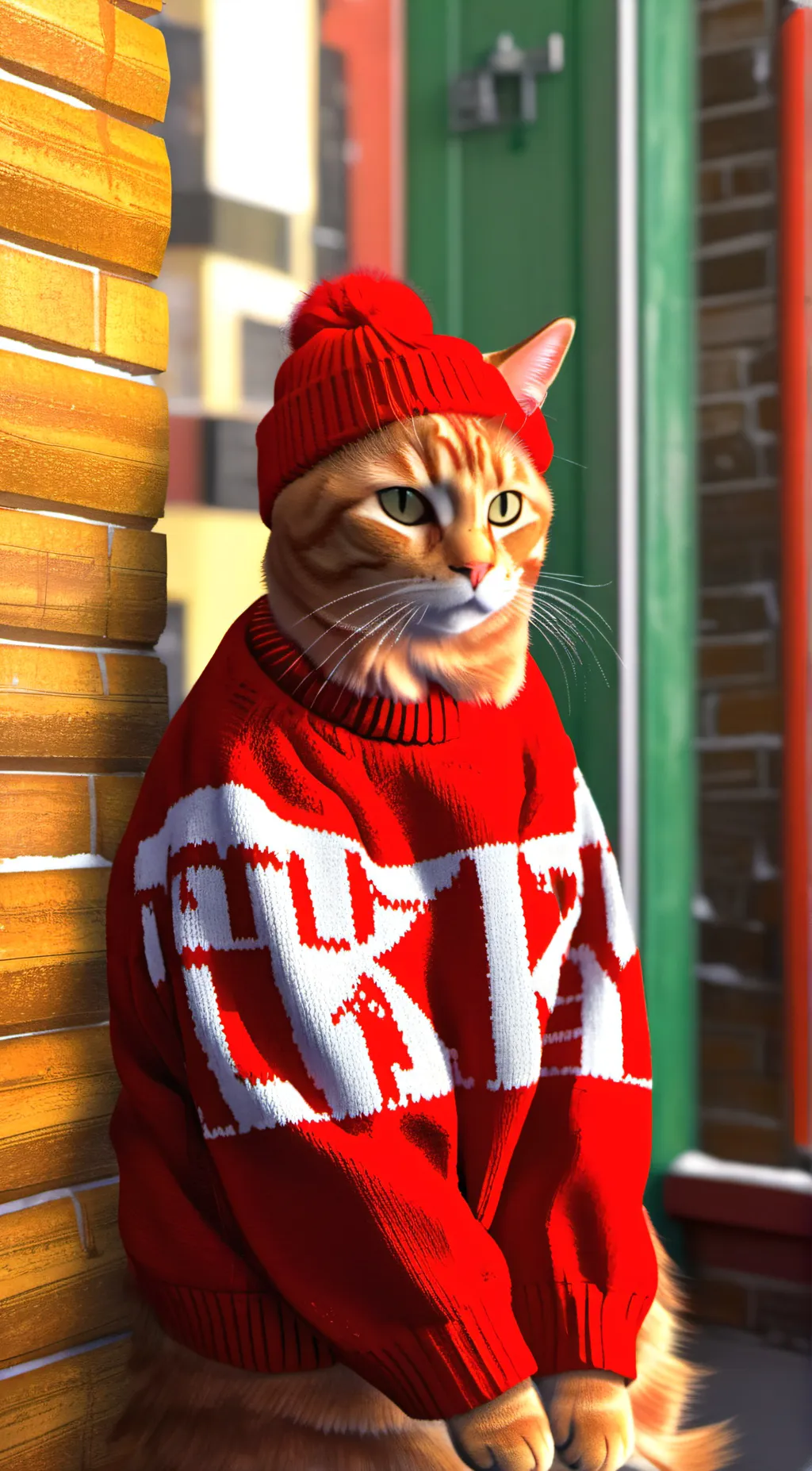 ai character: Spicy the cat background