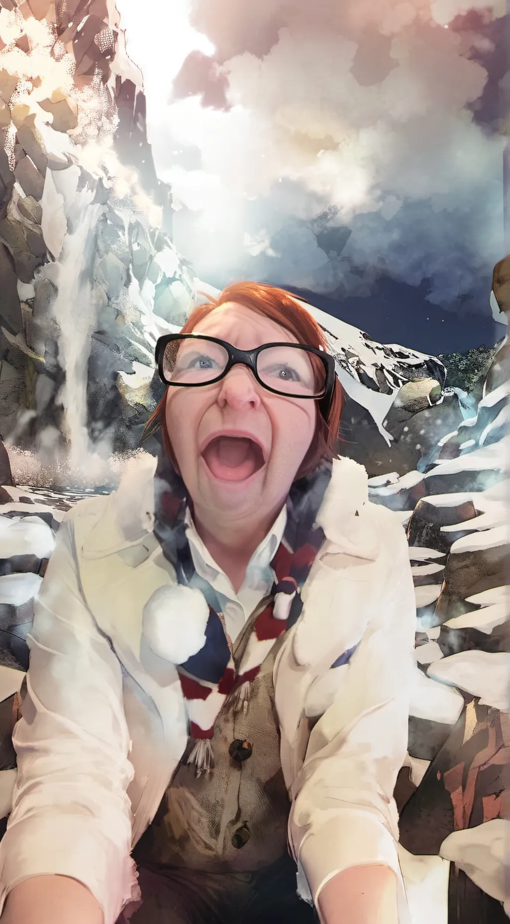 ai character: Alisha baker  background