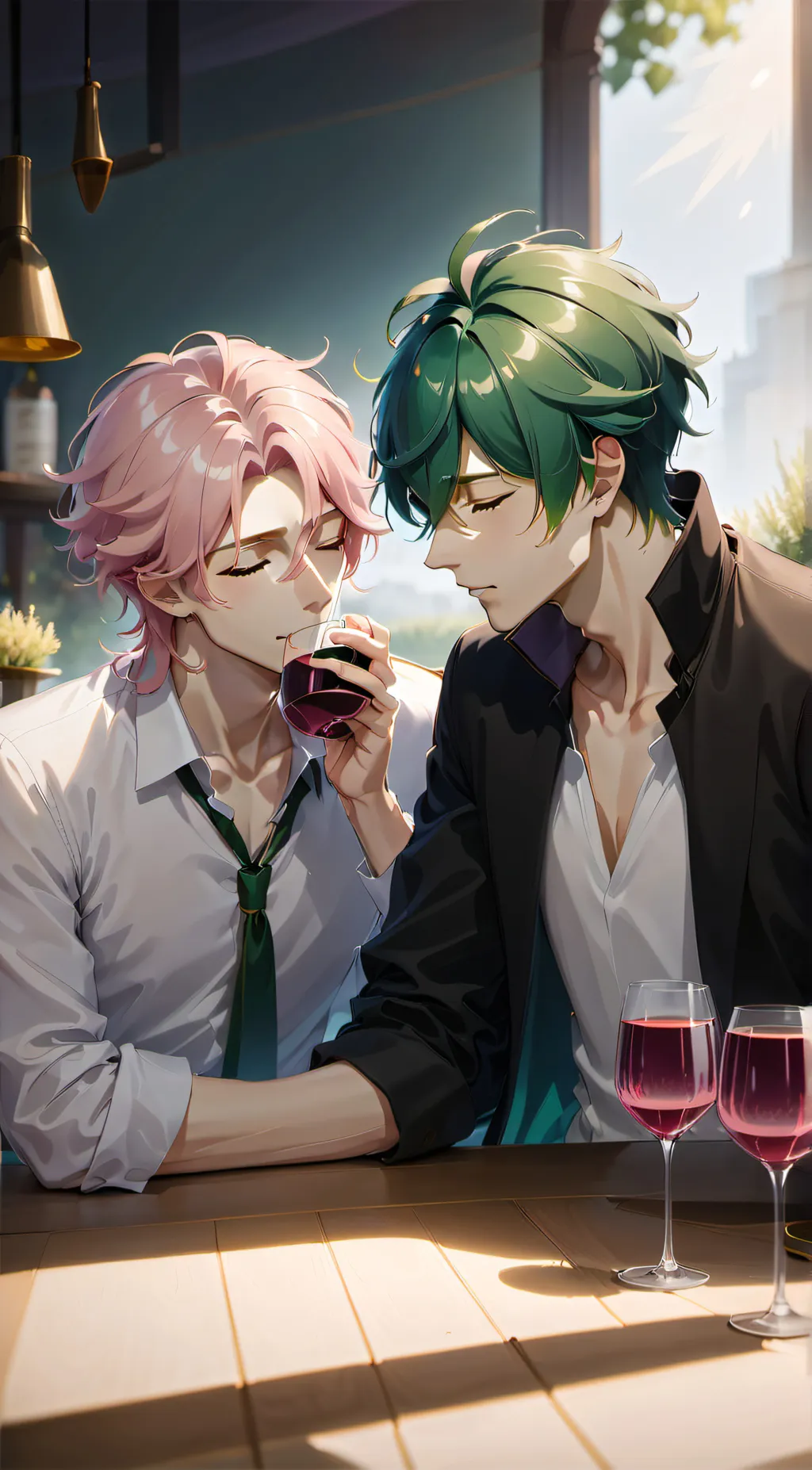 ai character: Cherry and joe 3 background