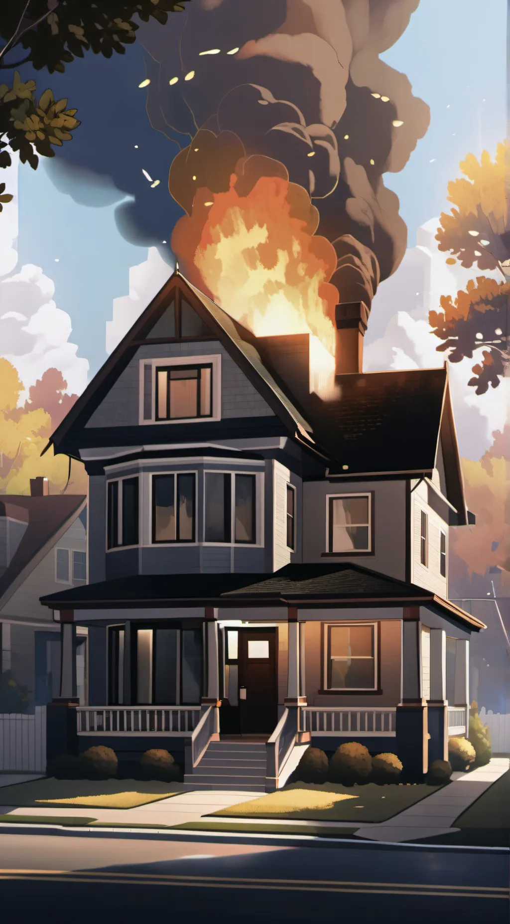 ai character: The lost ones  background