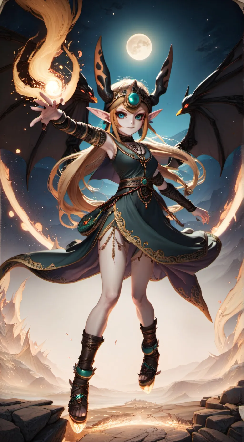 ai character: Midna background