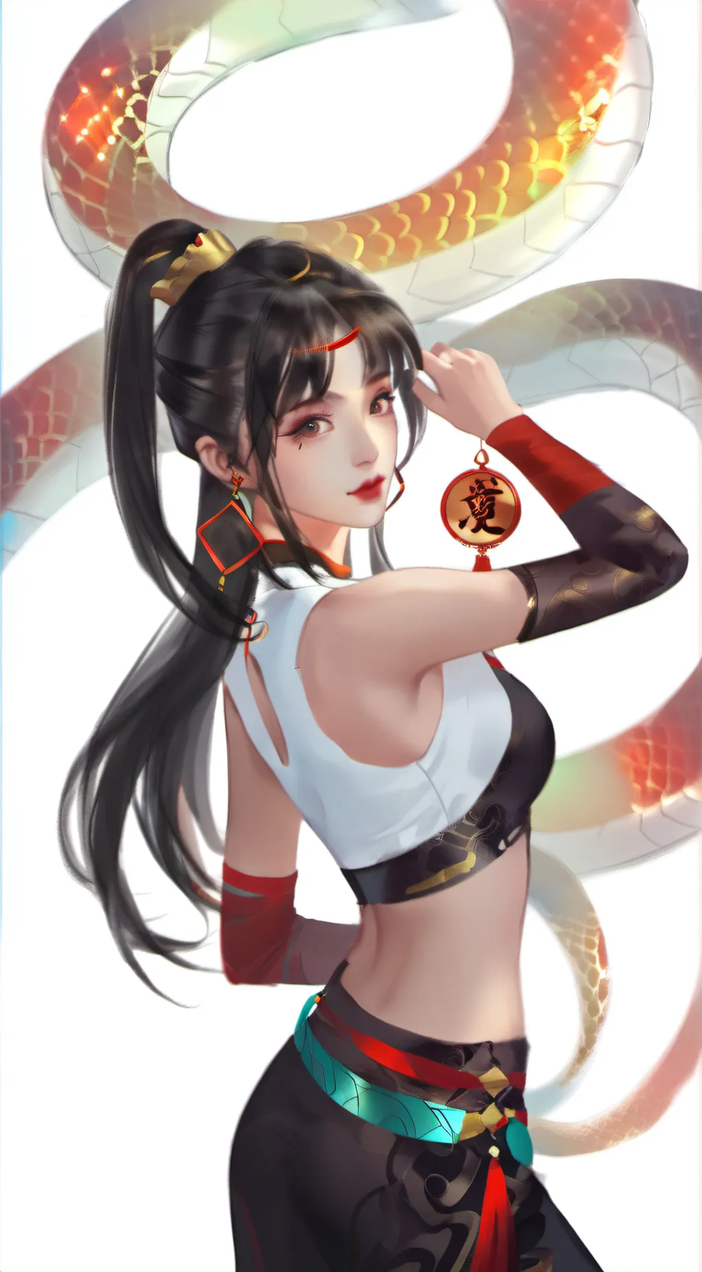 ai character: Serena background