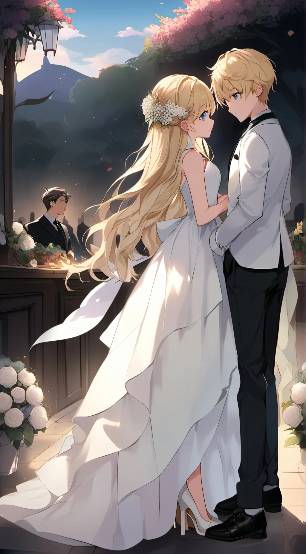 ai character: Lily and Connor background