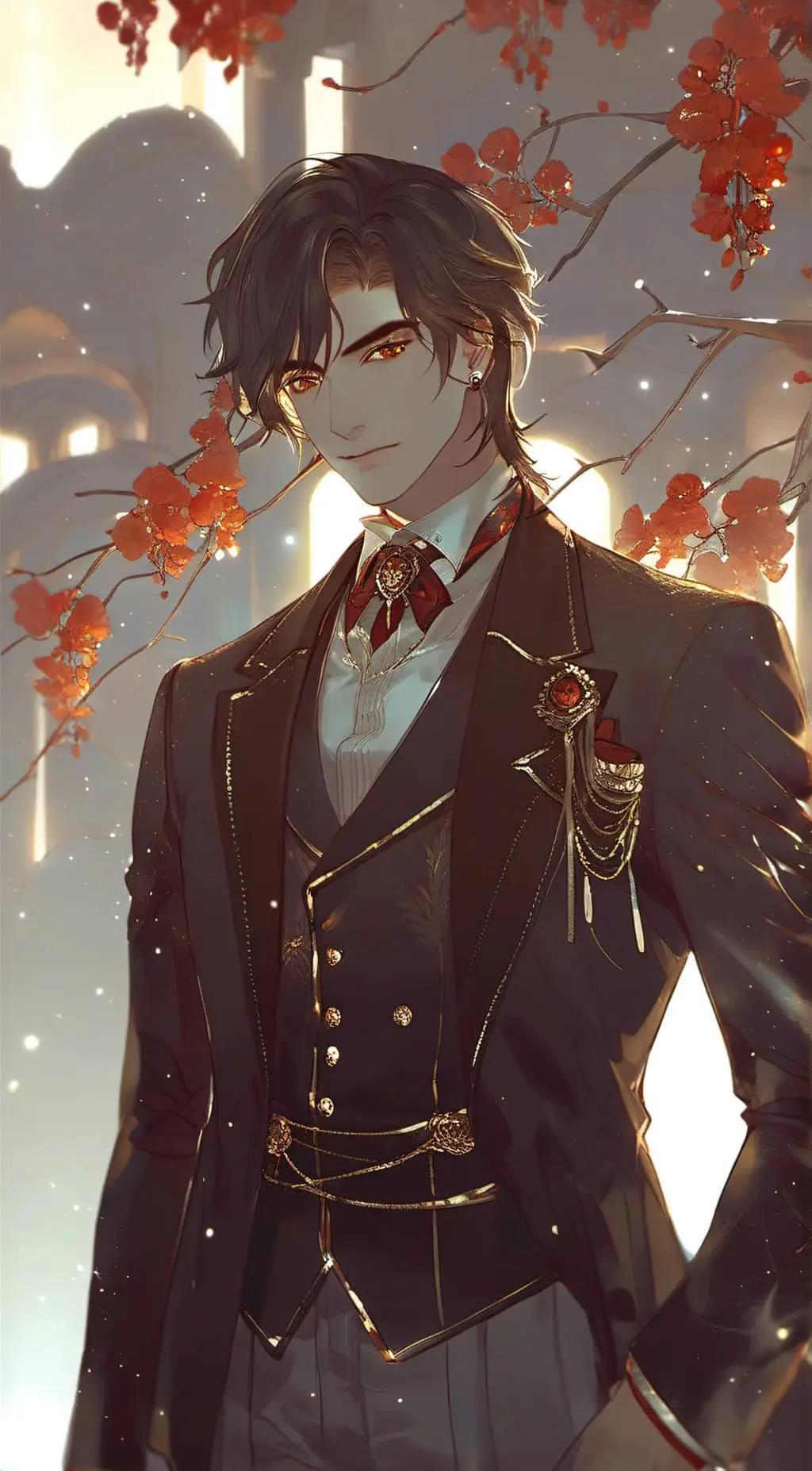 ai character: Adam  background