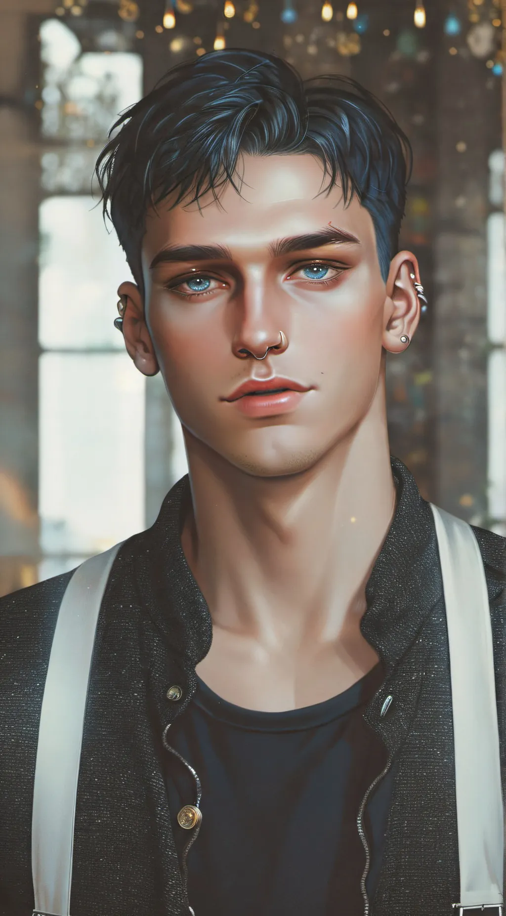 ai character: Roman  background