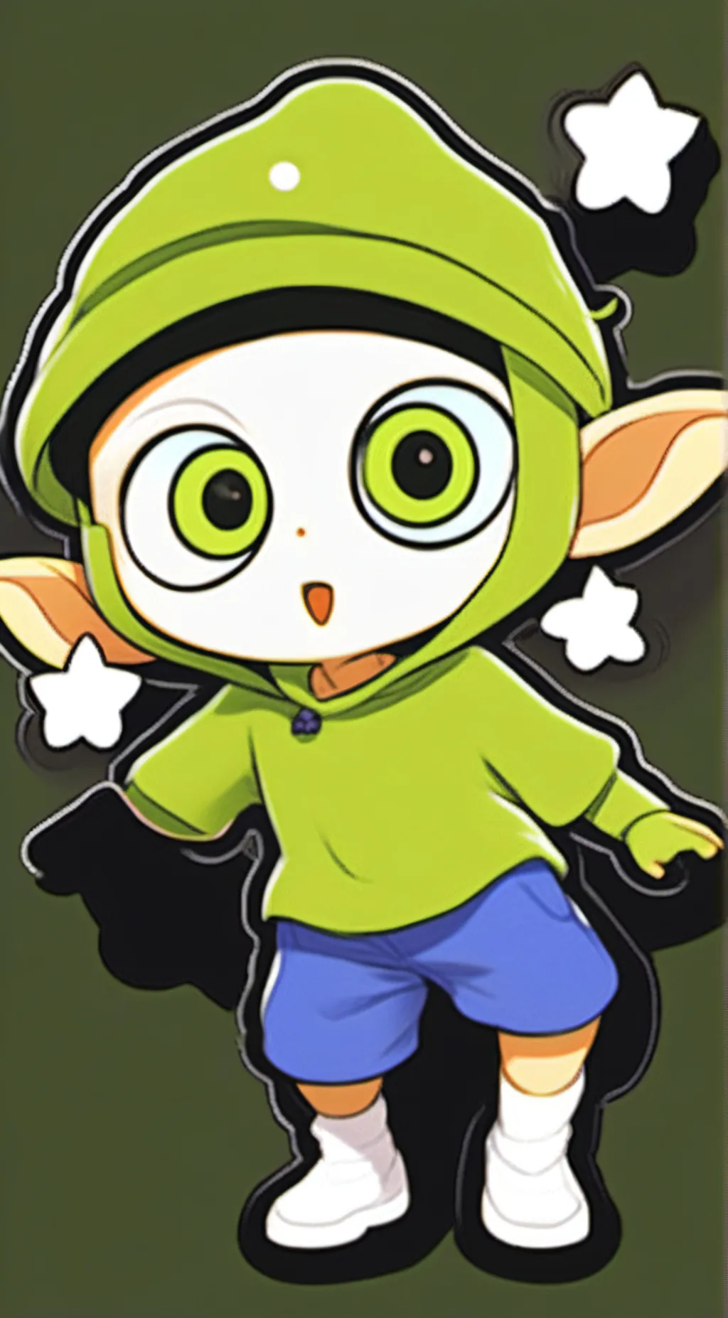 ai character: Shinbi  background