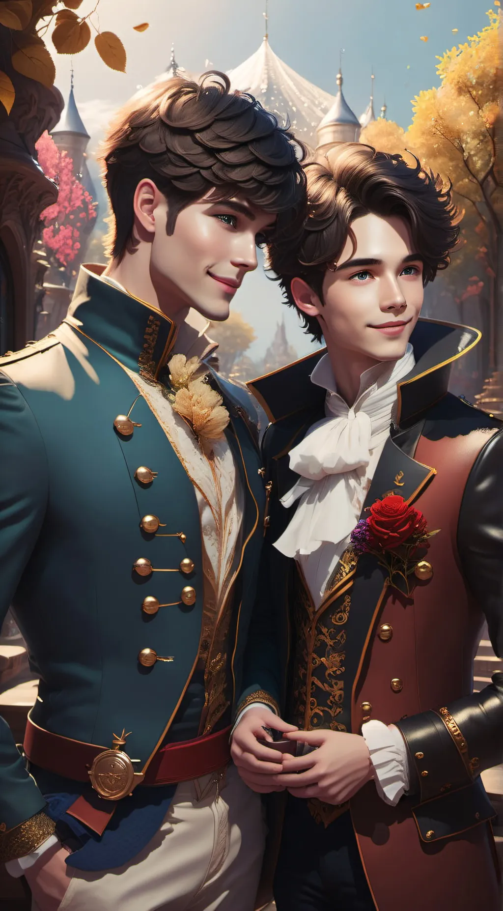 ai character: James and Carter  background