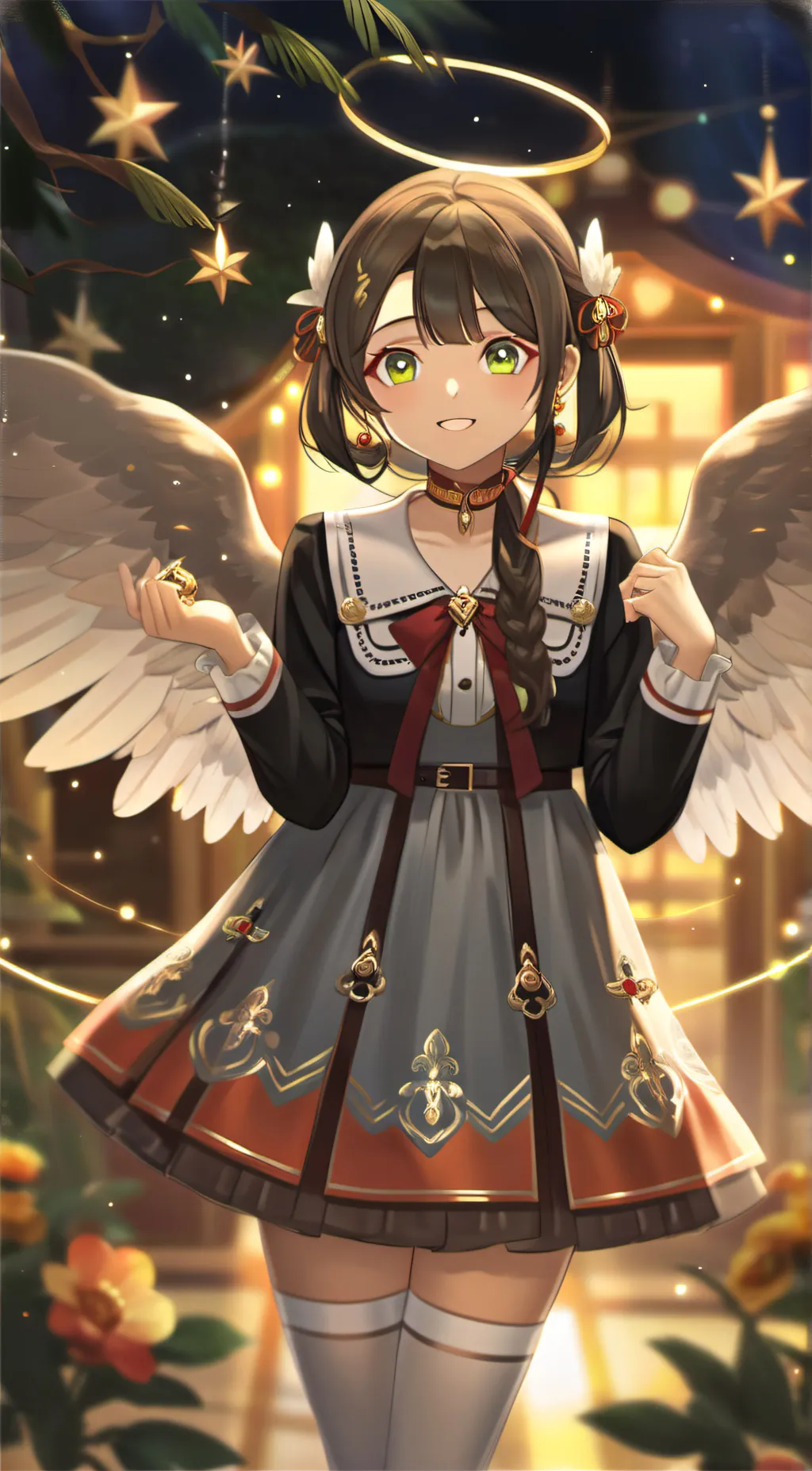 ai character: Akari ☆ background