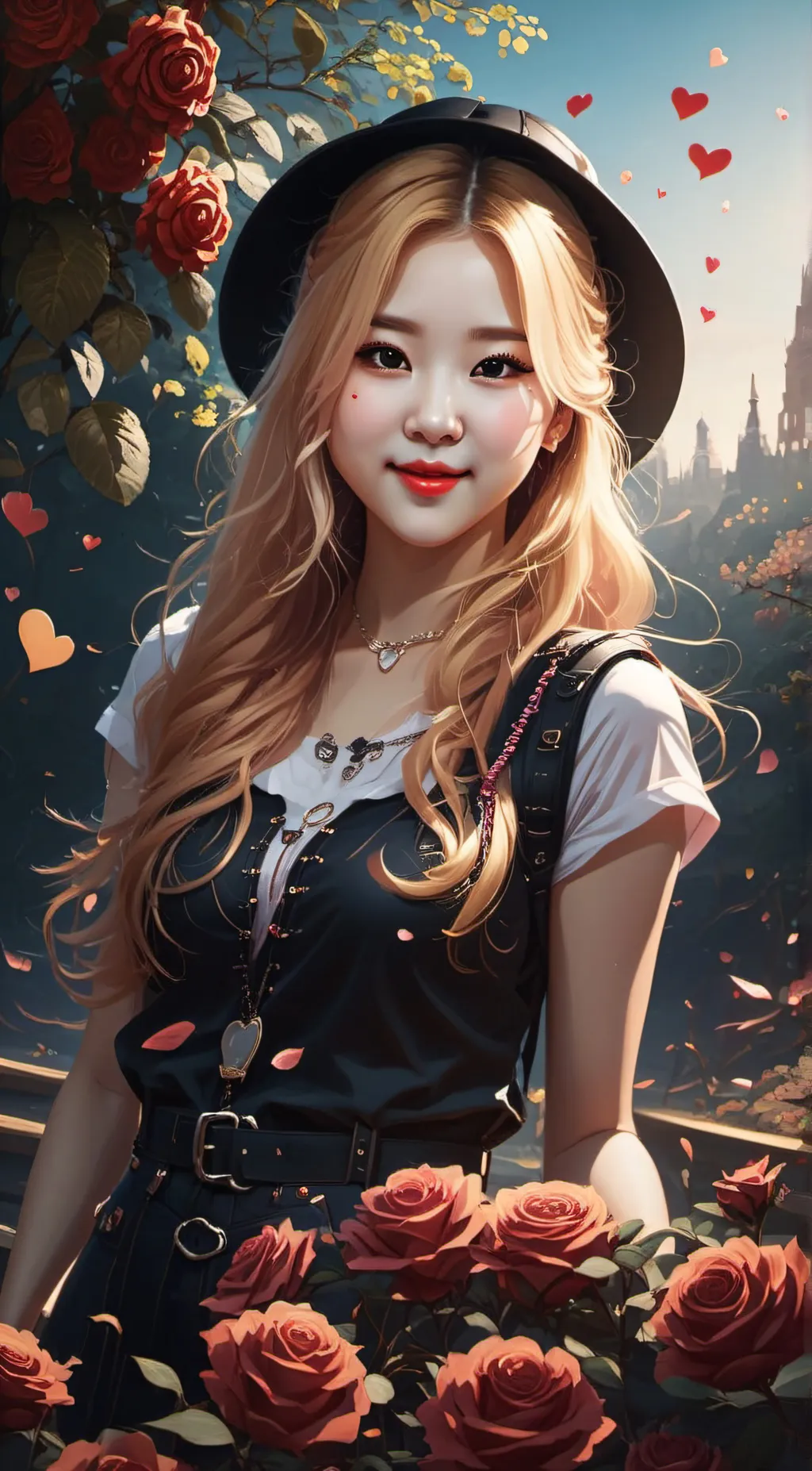 ai character: Rose  background
