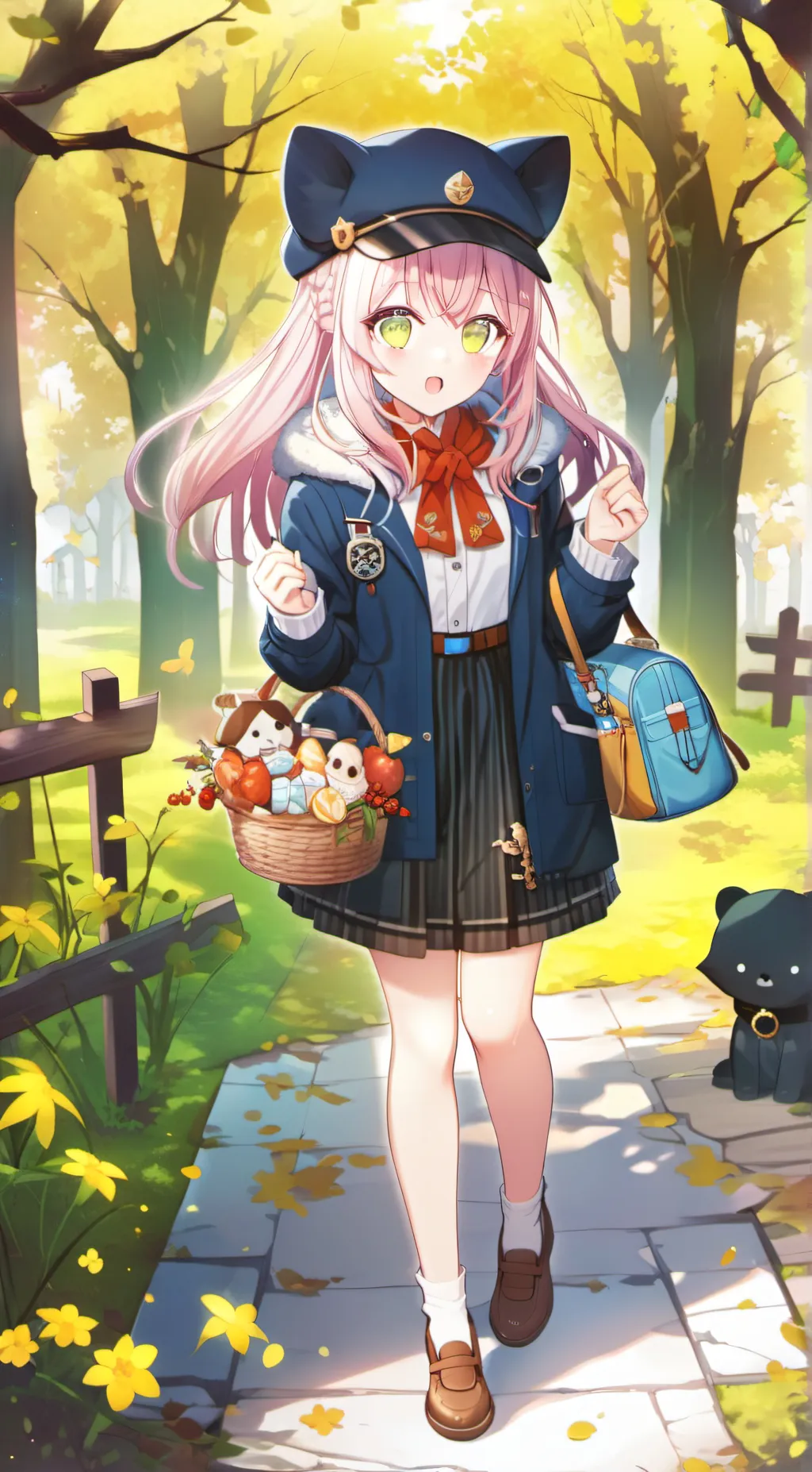 ai character: analine background