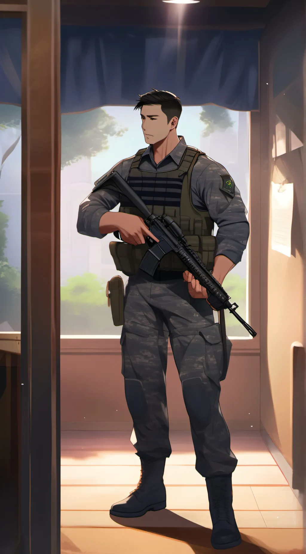 ai character: Sgt. Jerry Aidid  background