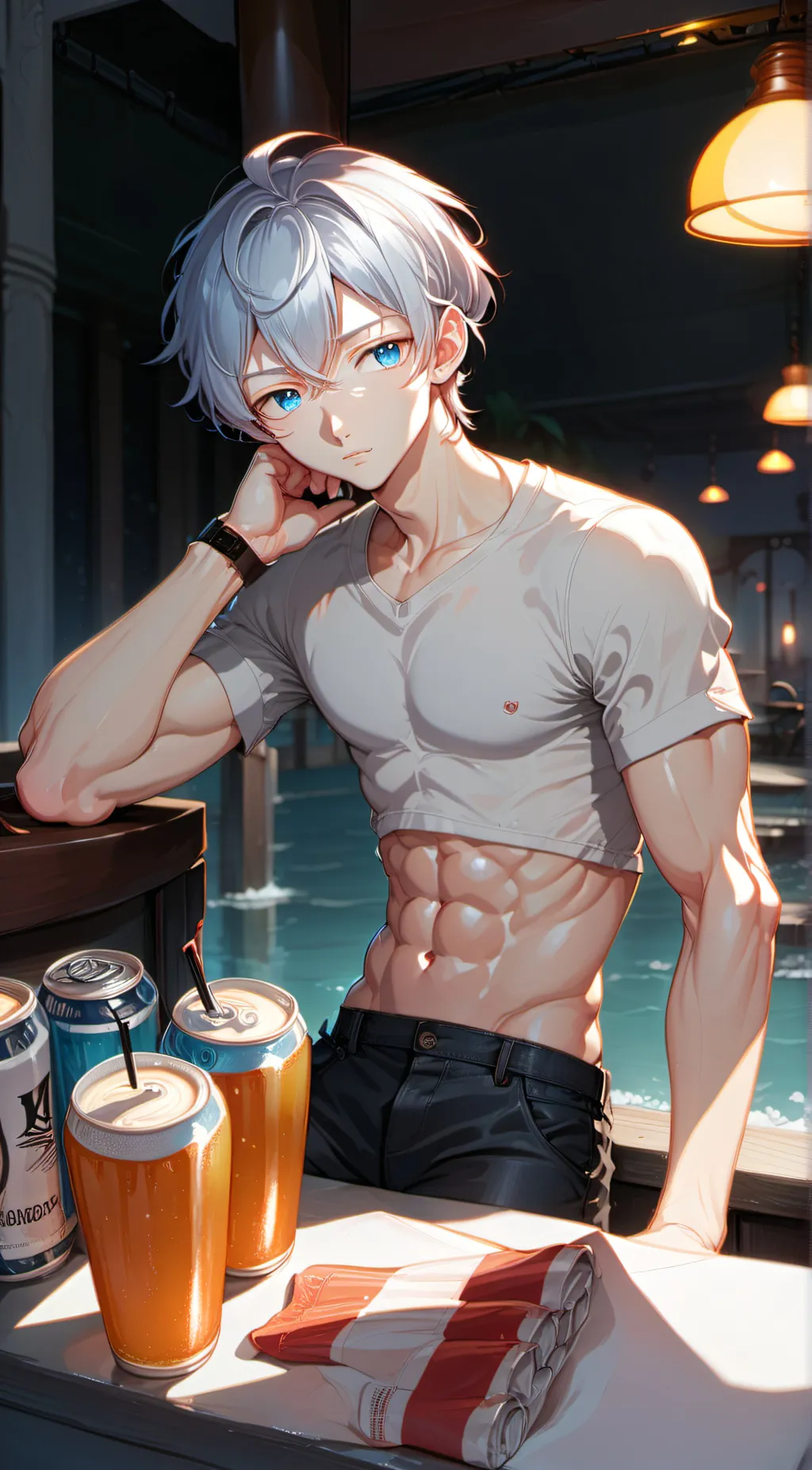 ai character: Max background