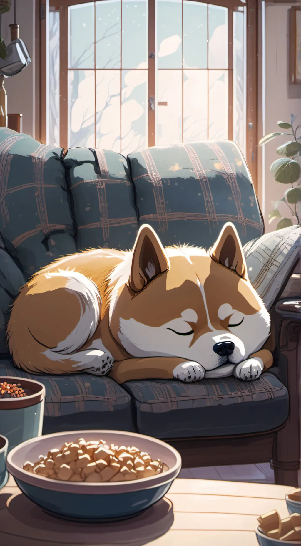 ai character: dogday background