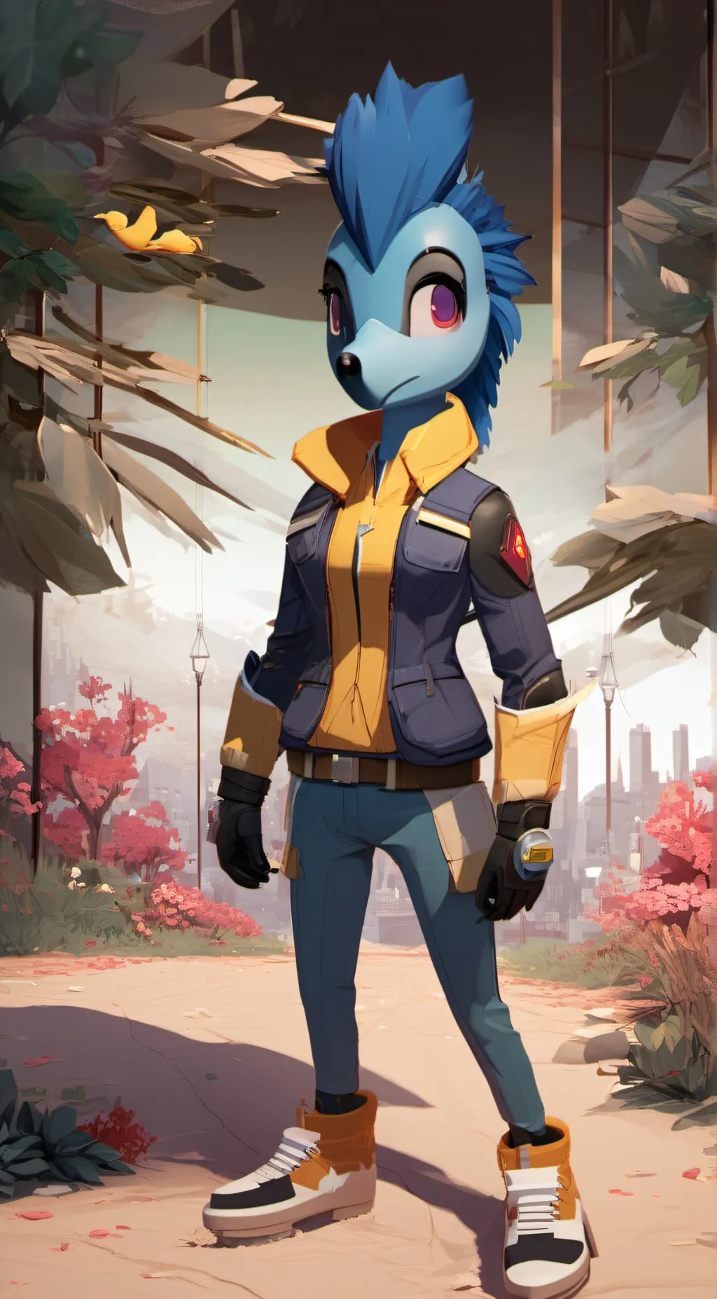 ai character: Margo  background