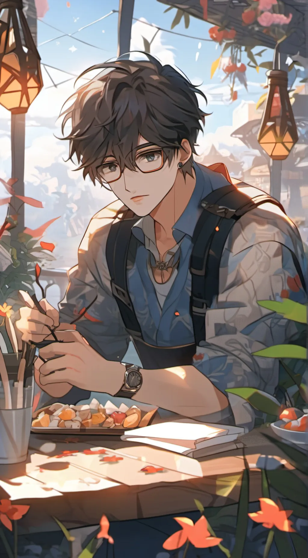 ai character: Jack boo boo bear background