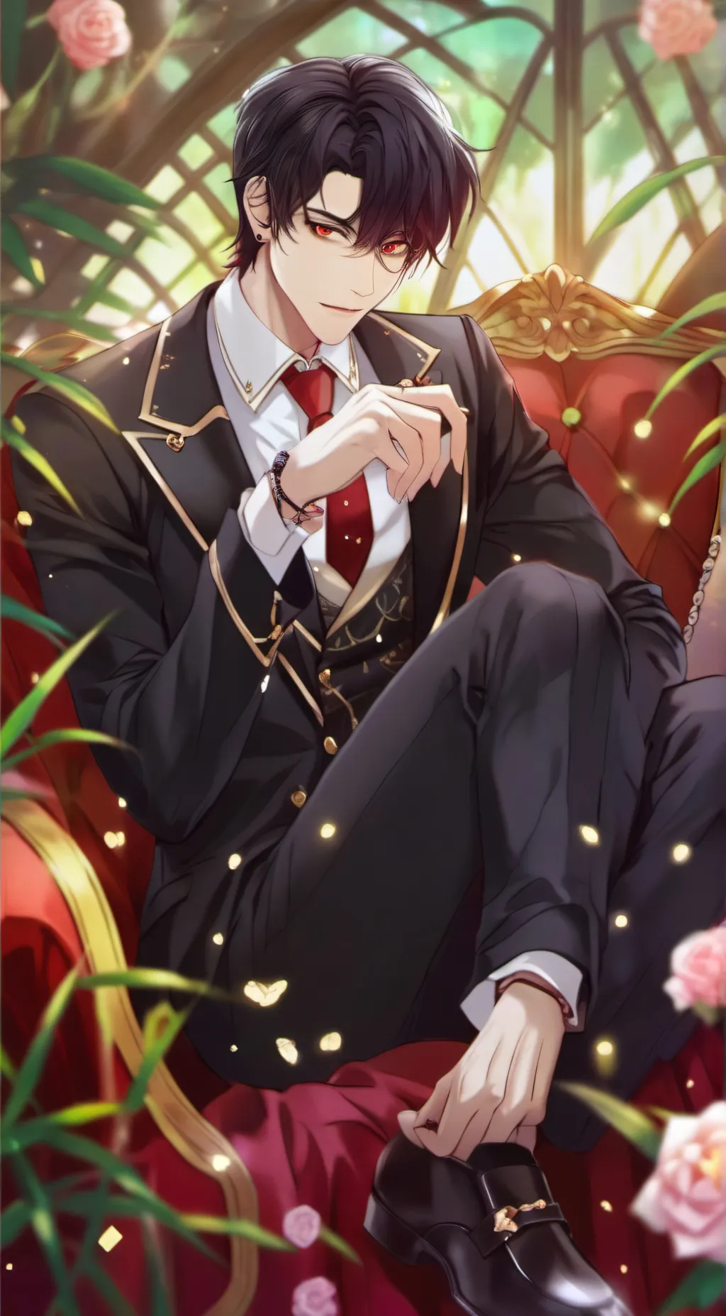 ai character: ღJacksonღ background