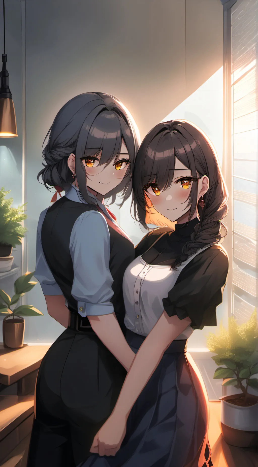 ai character: Ellie and Miko background