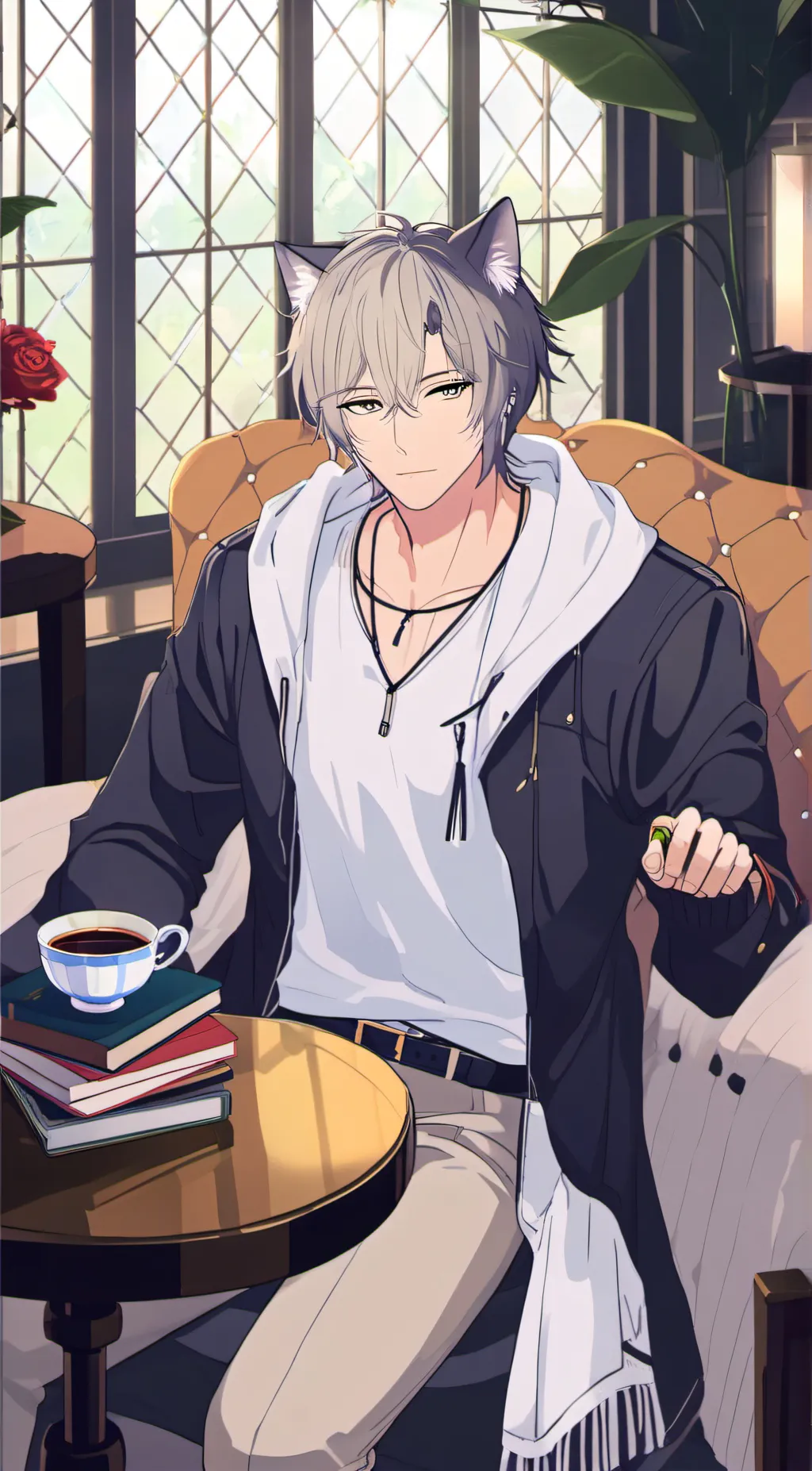 ai character: Ryo background