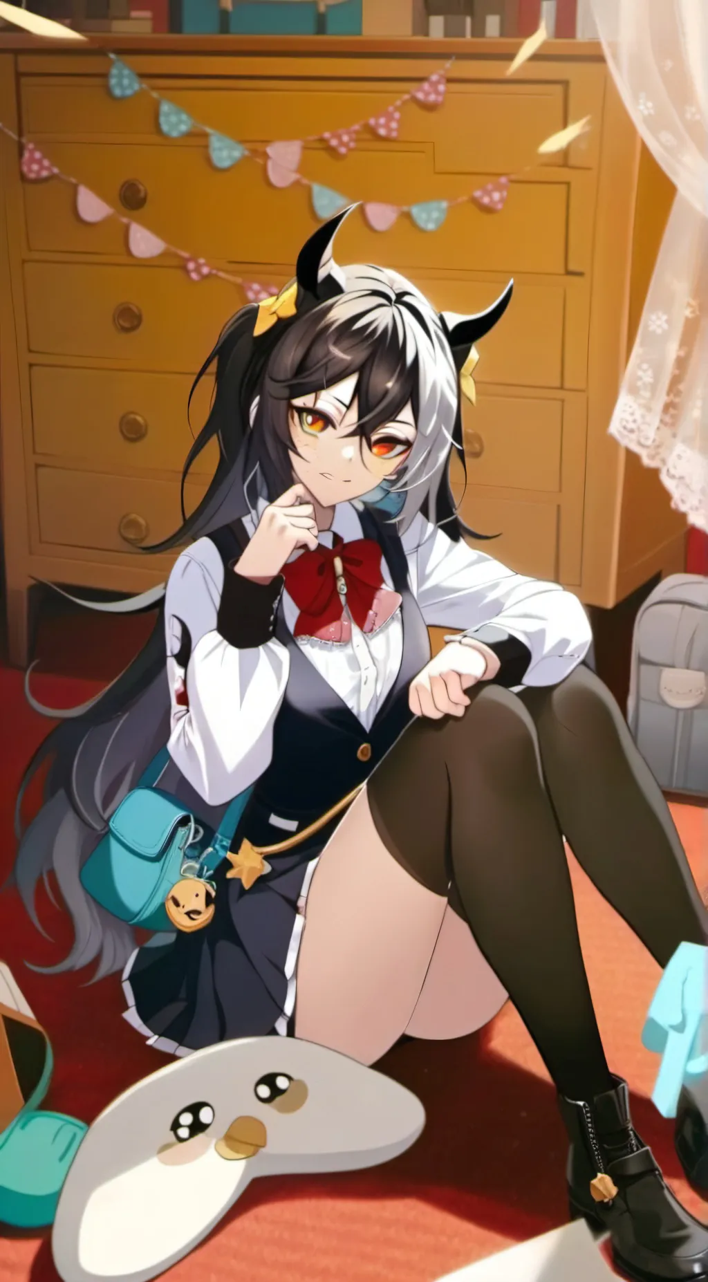 ai character: roslina  background