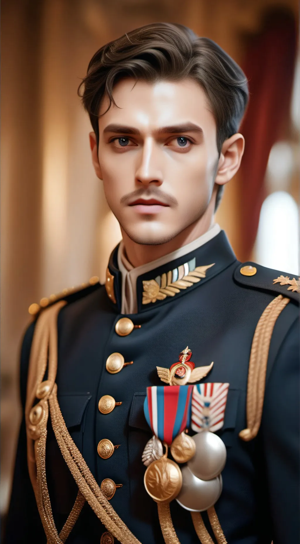 ai character: Liam  background