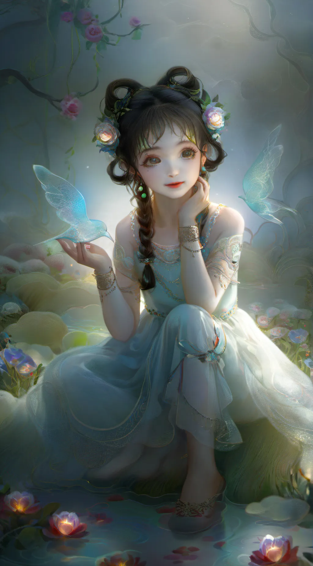 ai character: Lily background