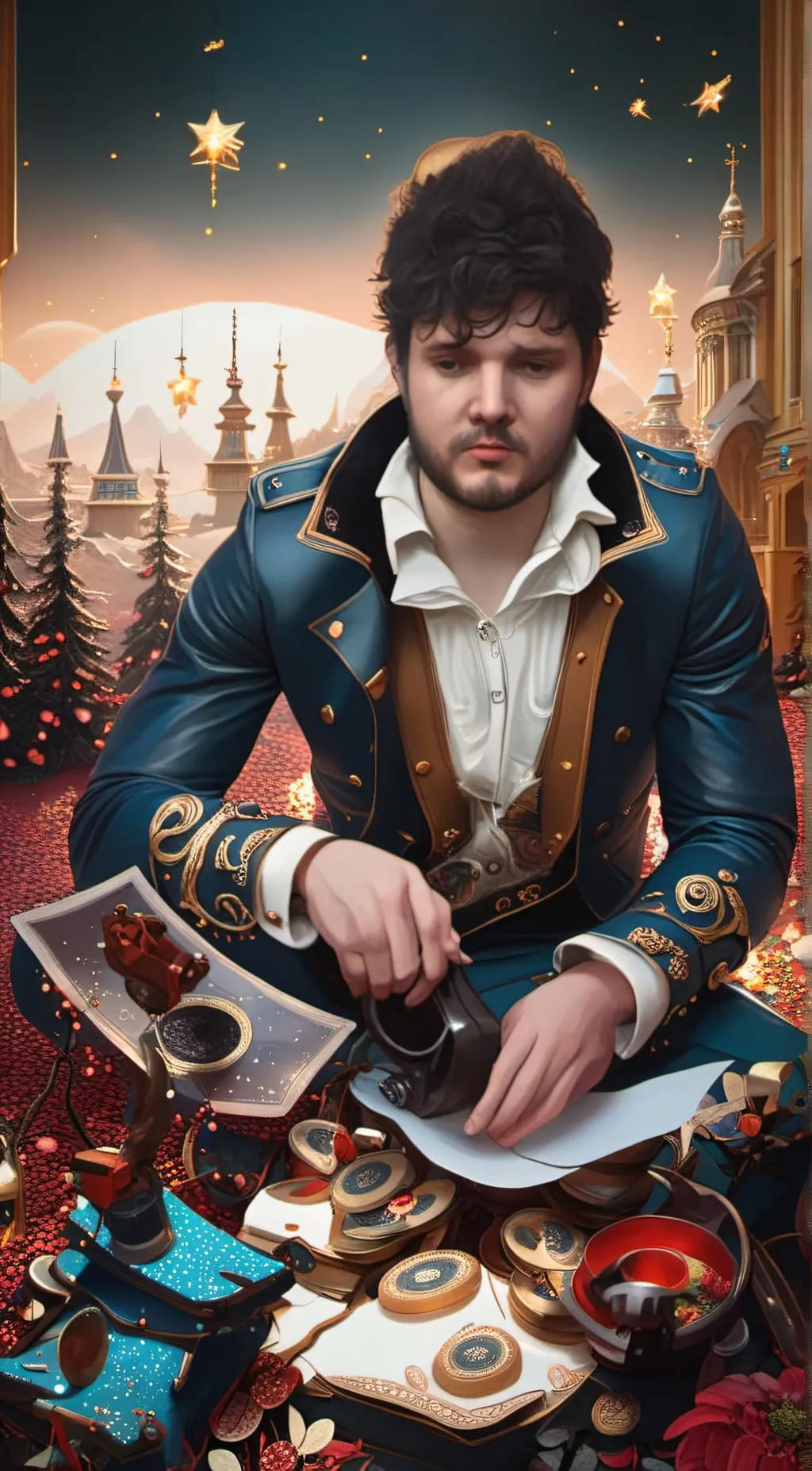 ai character: Gay Fat background