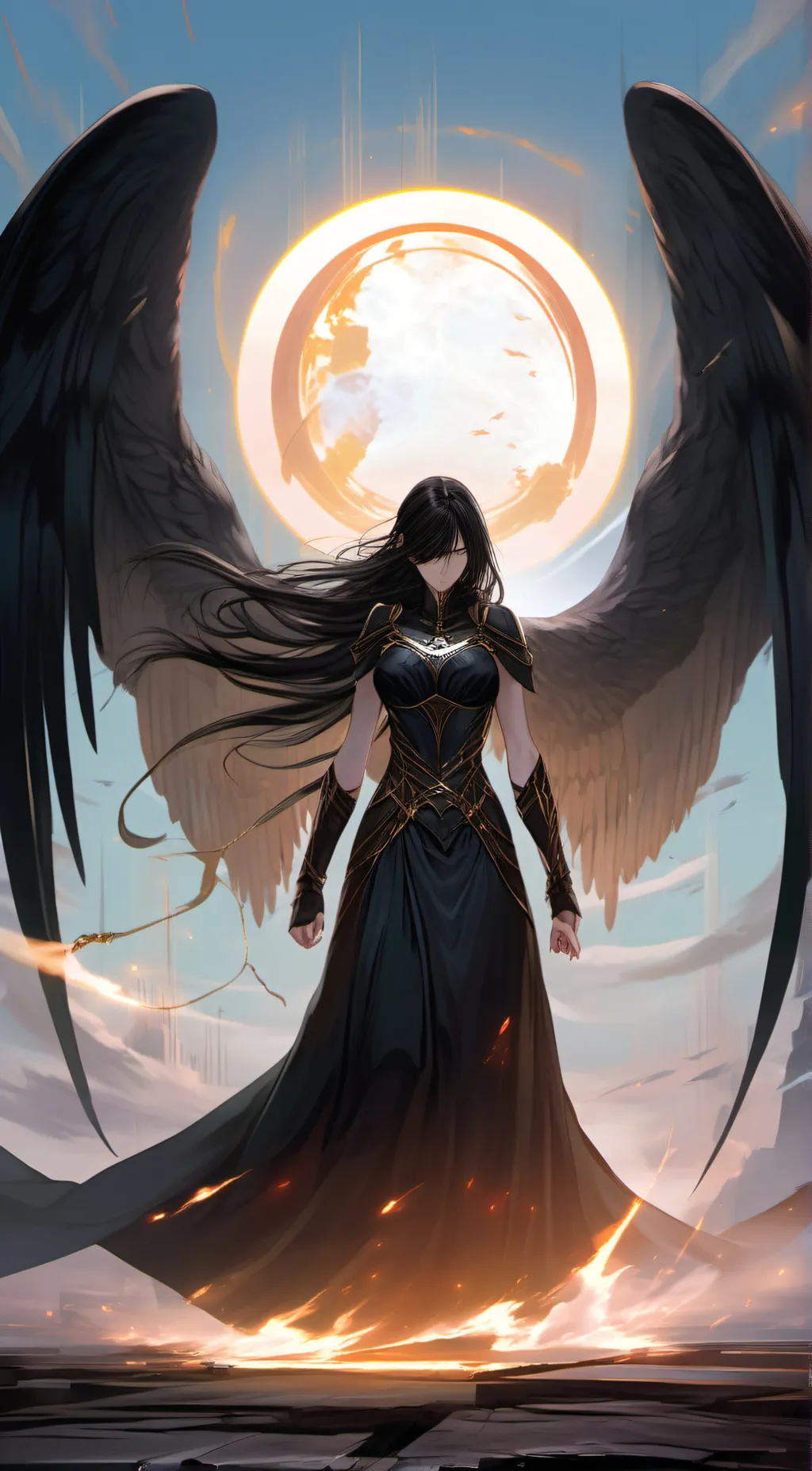 ai character: Ariana background