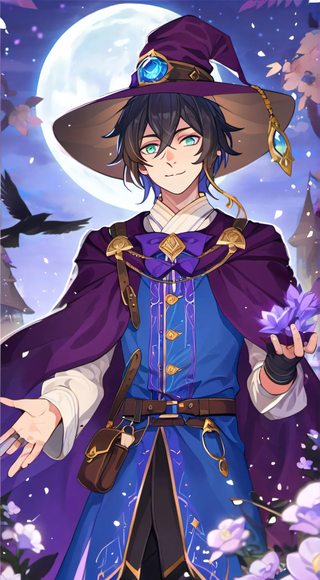 ai character: Marlic (Mona) background