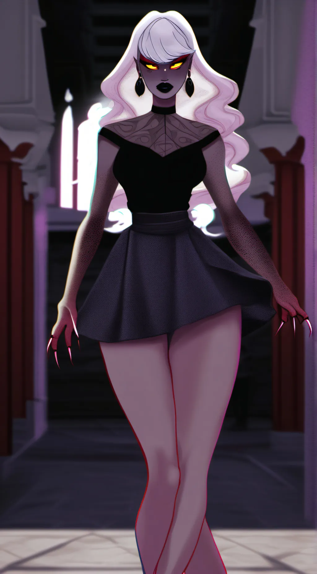 ai character: Carmilla Carmine background