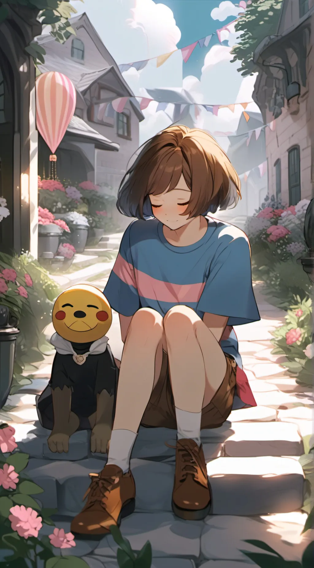 ai character: frisk background