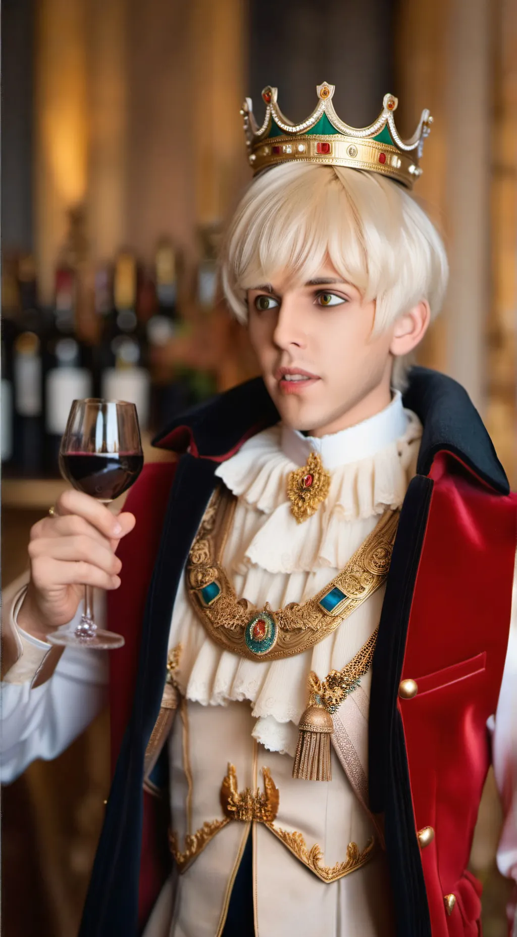 ai character: King boo background