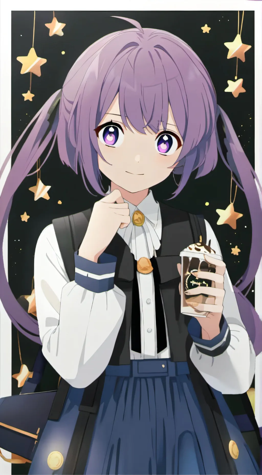 ai character: Star background