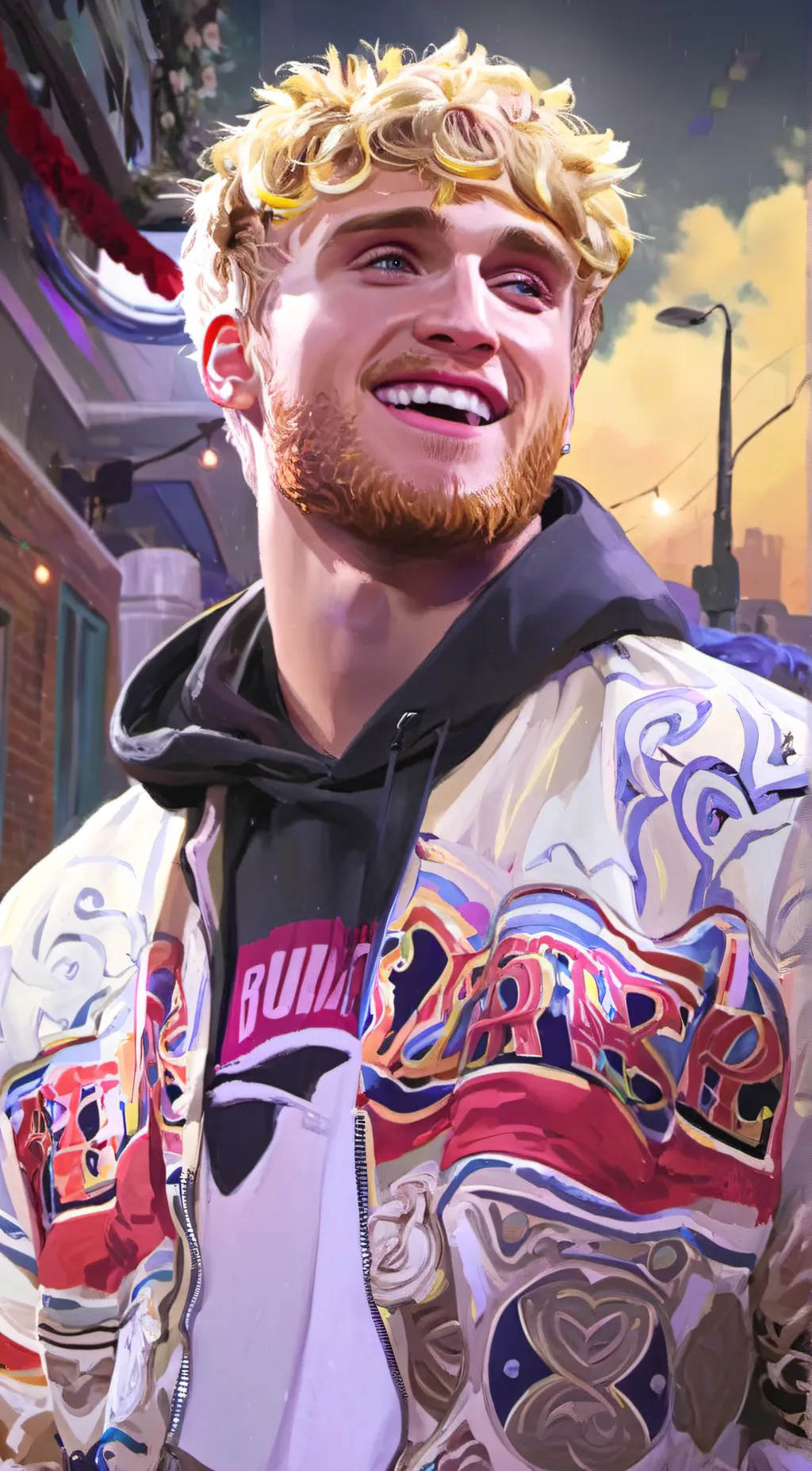 ai character: Jake Paul background