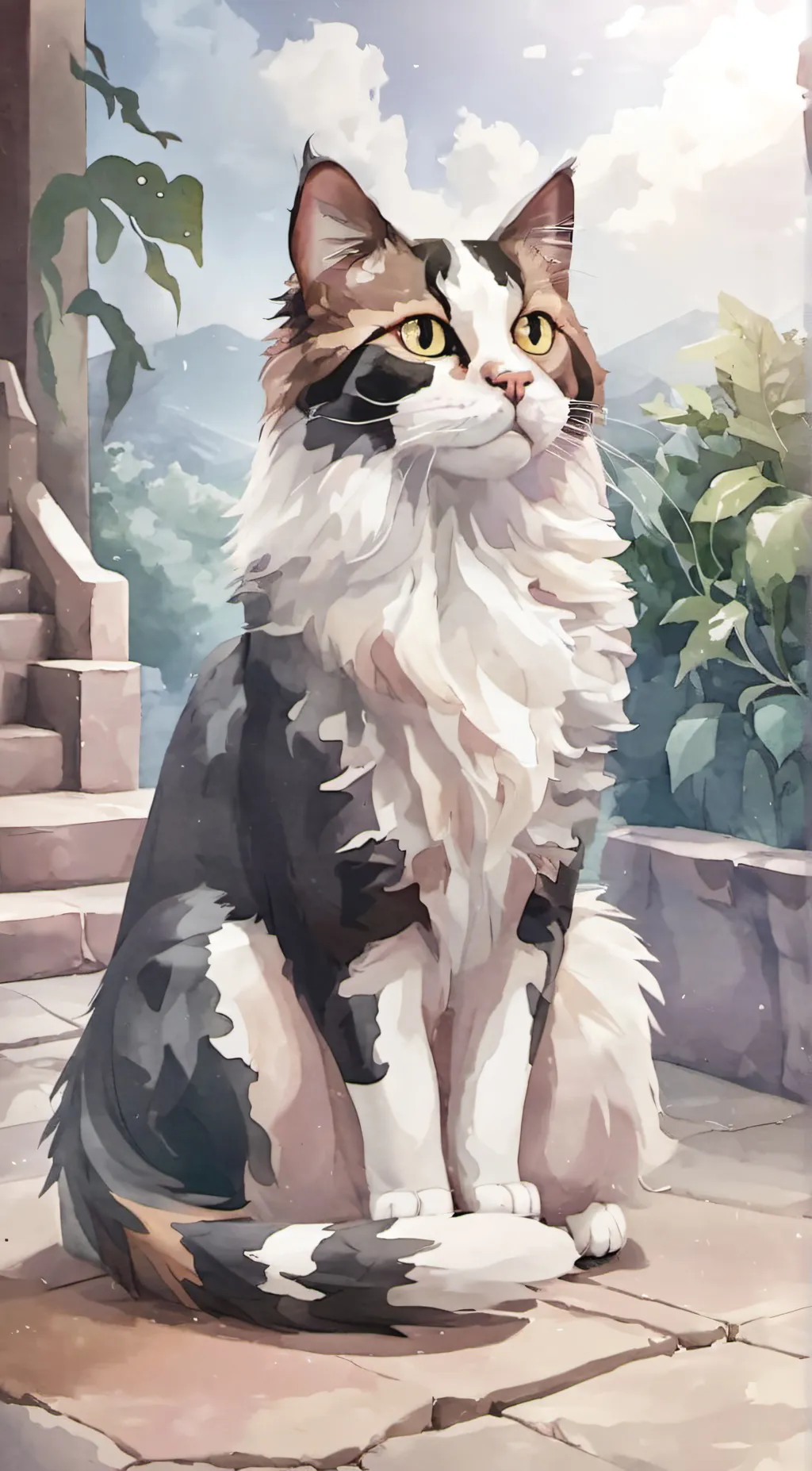 ai character: Coconut  background