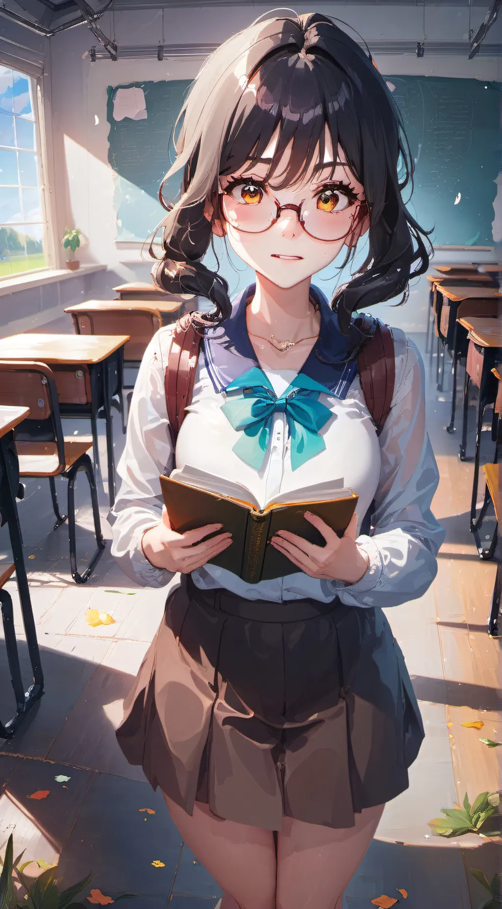 ai character: Melody background