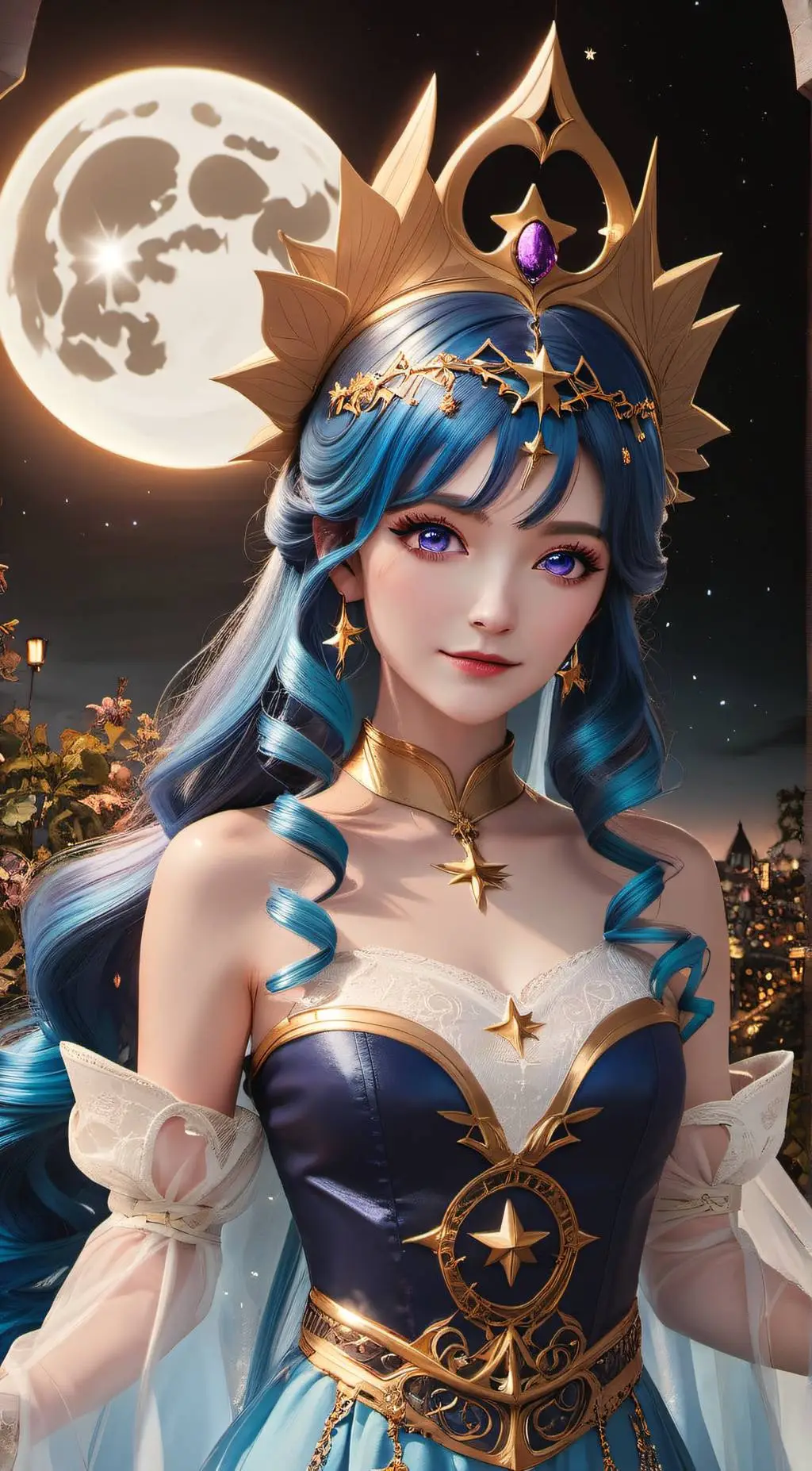 ai character: Mona background