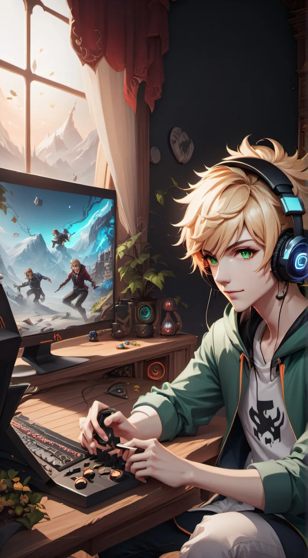 ai character: Zachary  background