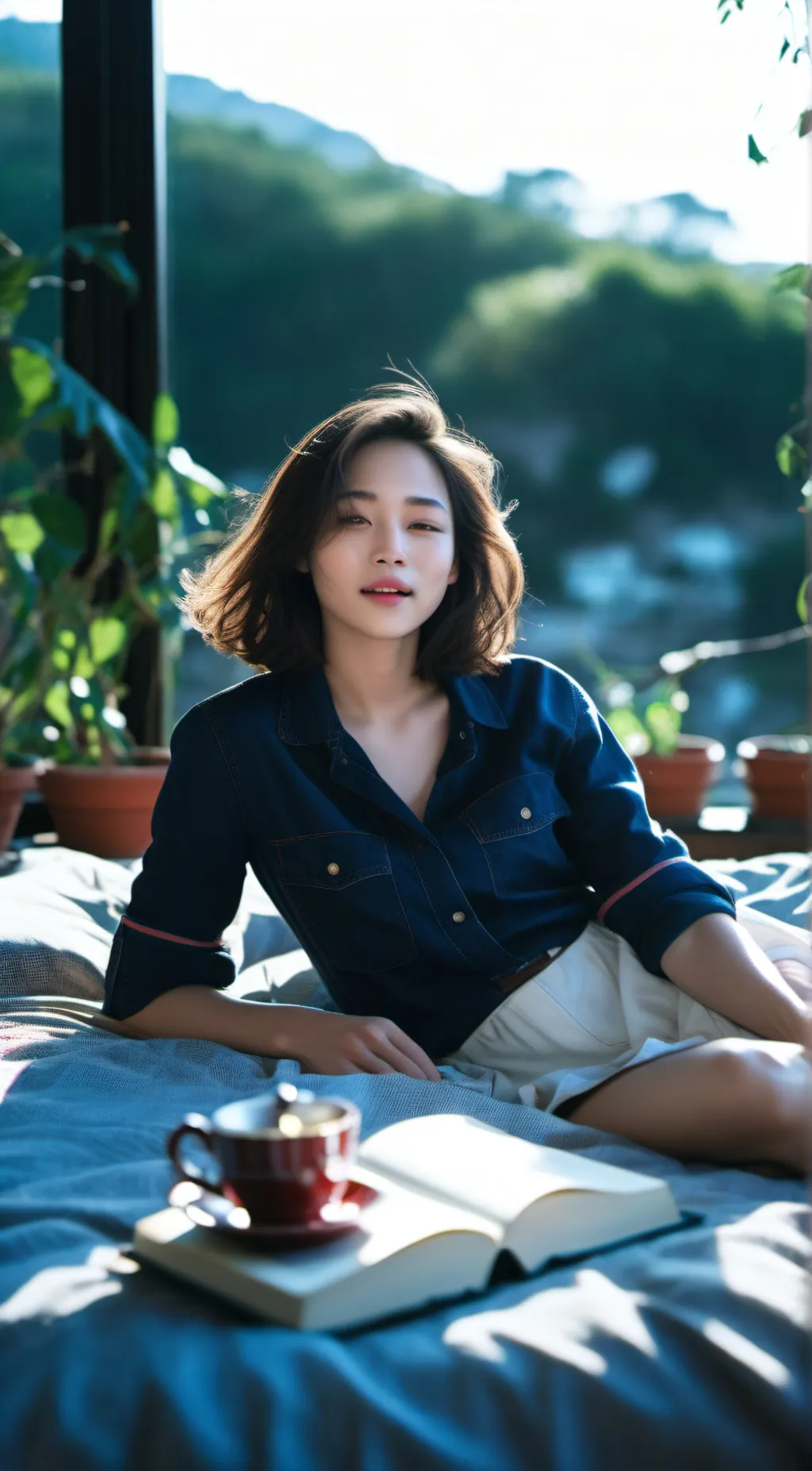 ai character: Kim Minjin❤ background